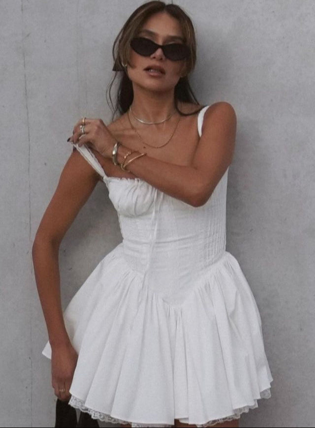 house of cb white corset dress HOUSE OF CB PIETRA WHITE CORSET DRESS SIZE 8, 10 – Curated Collection