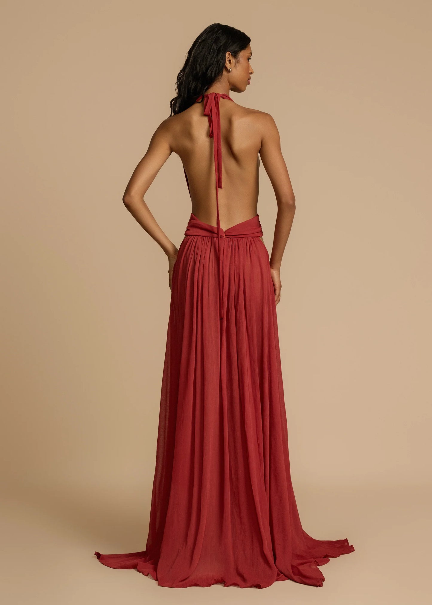 ARCINA ORI FLORENCE DRESS RED SIZE 8