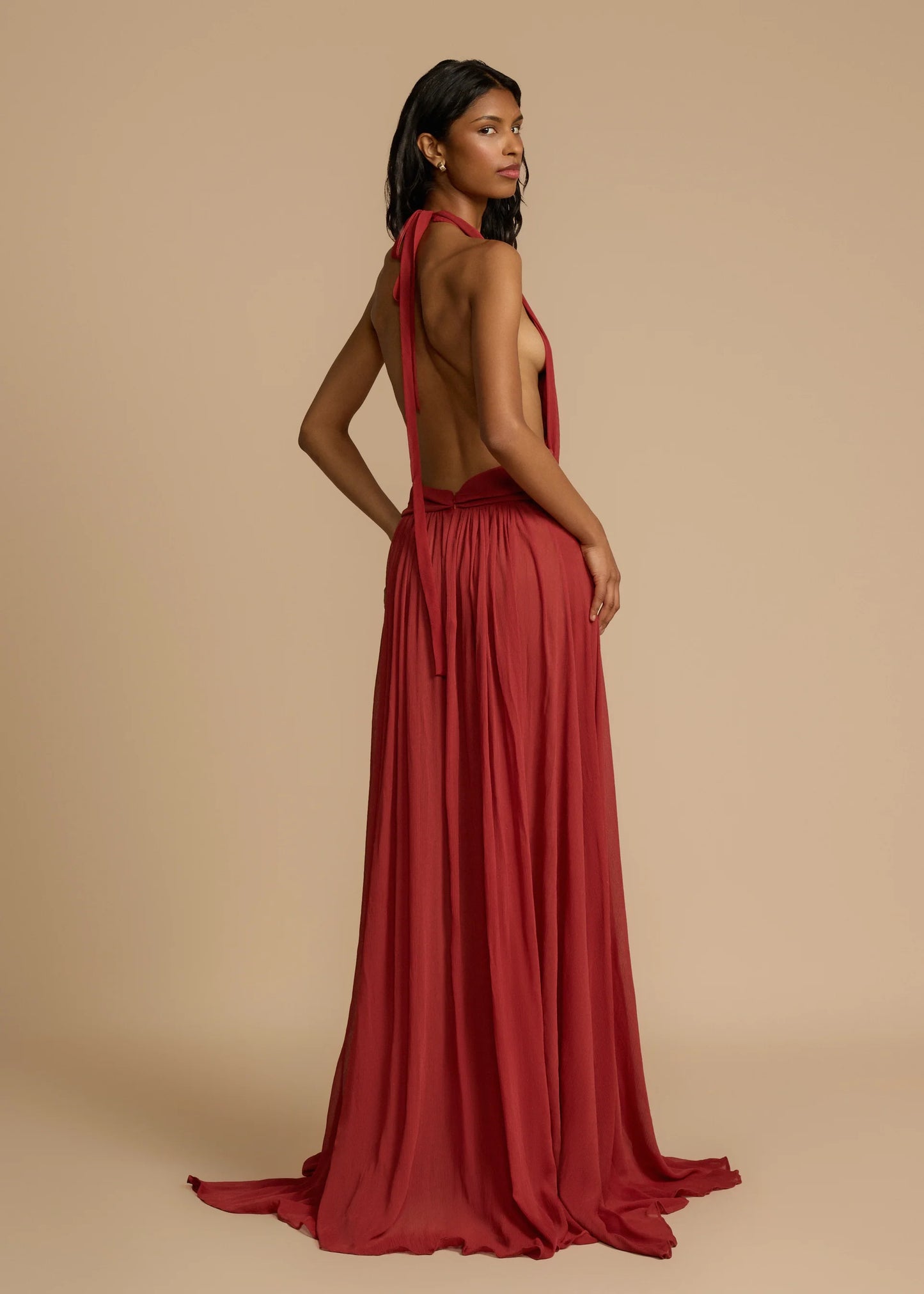 ARCINA ORI FLORENCE DRESS RED SIZE 8