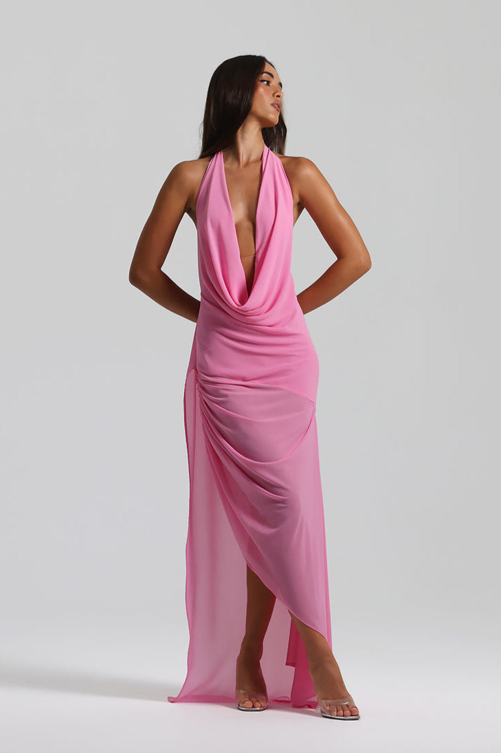 NATALIE ROLT ANASTASIA DRESS CANDY PINK SIZE 6, 8