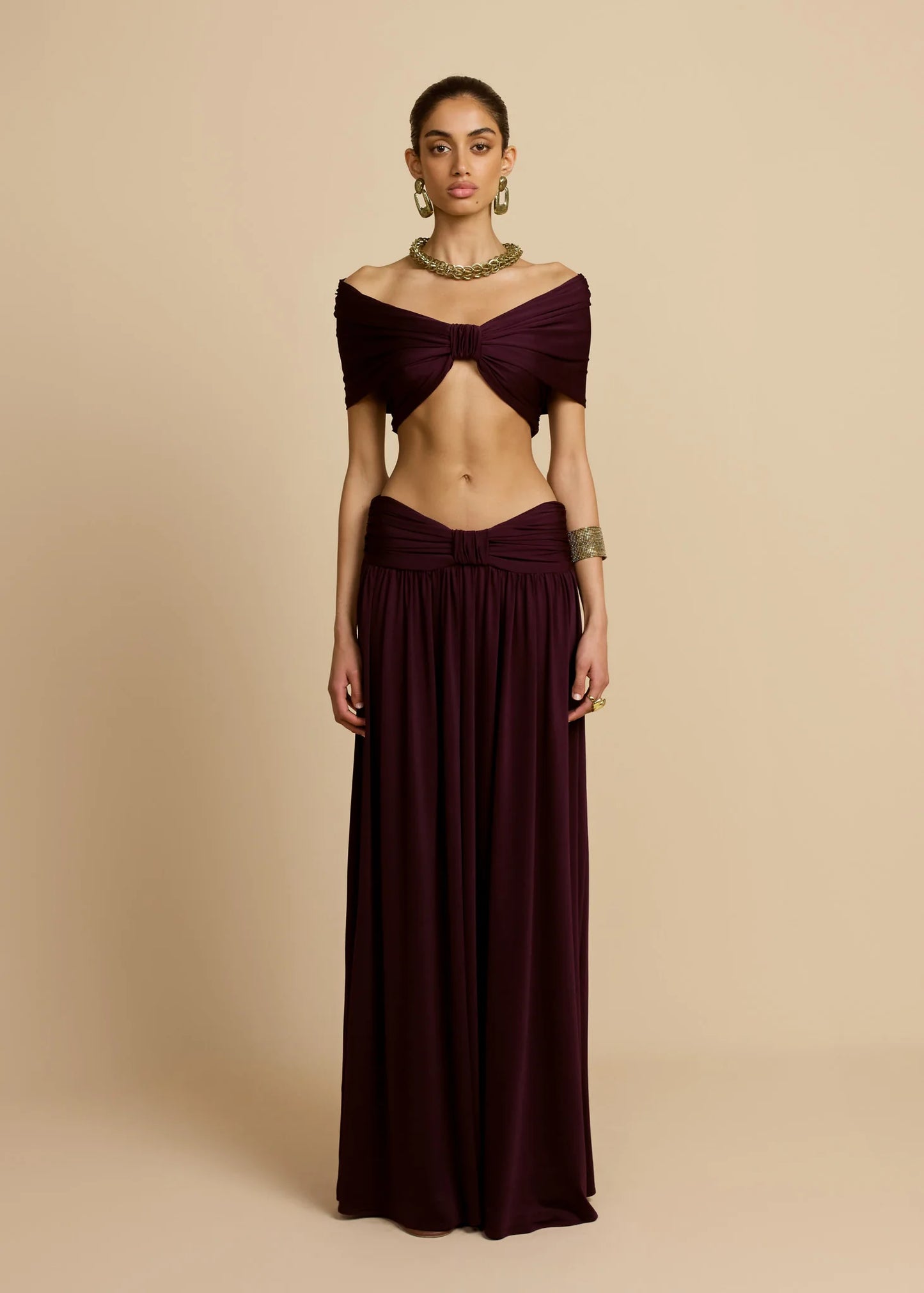 ARCINA ORI ALESSIA SET IN PLUM SIZE 8