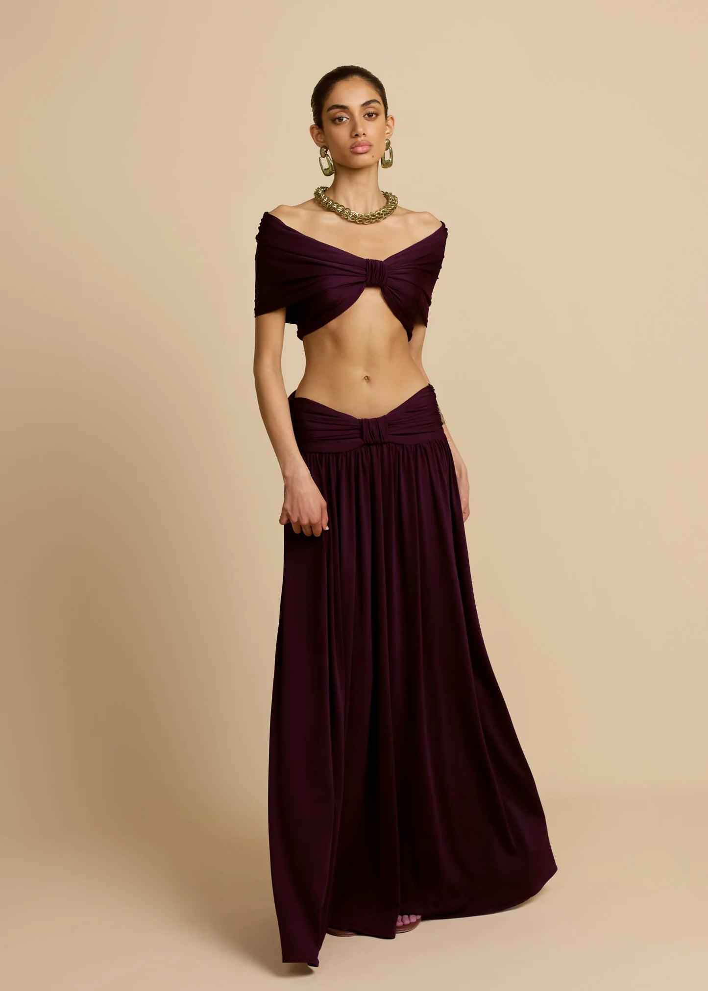 ARCINA ORI ALESSIA SET IN PLUM SIZE 8