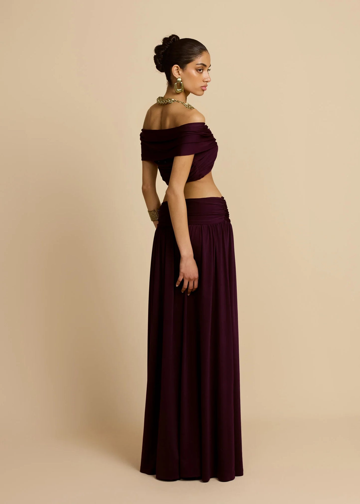 ARCINA ORI ALESSIA SET IN PLUM SIZE 8