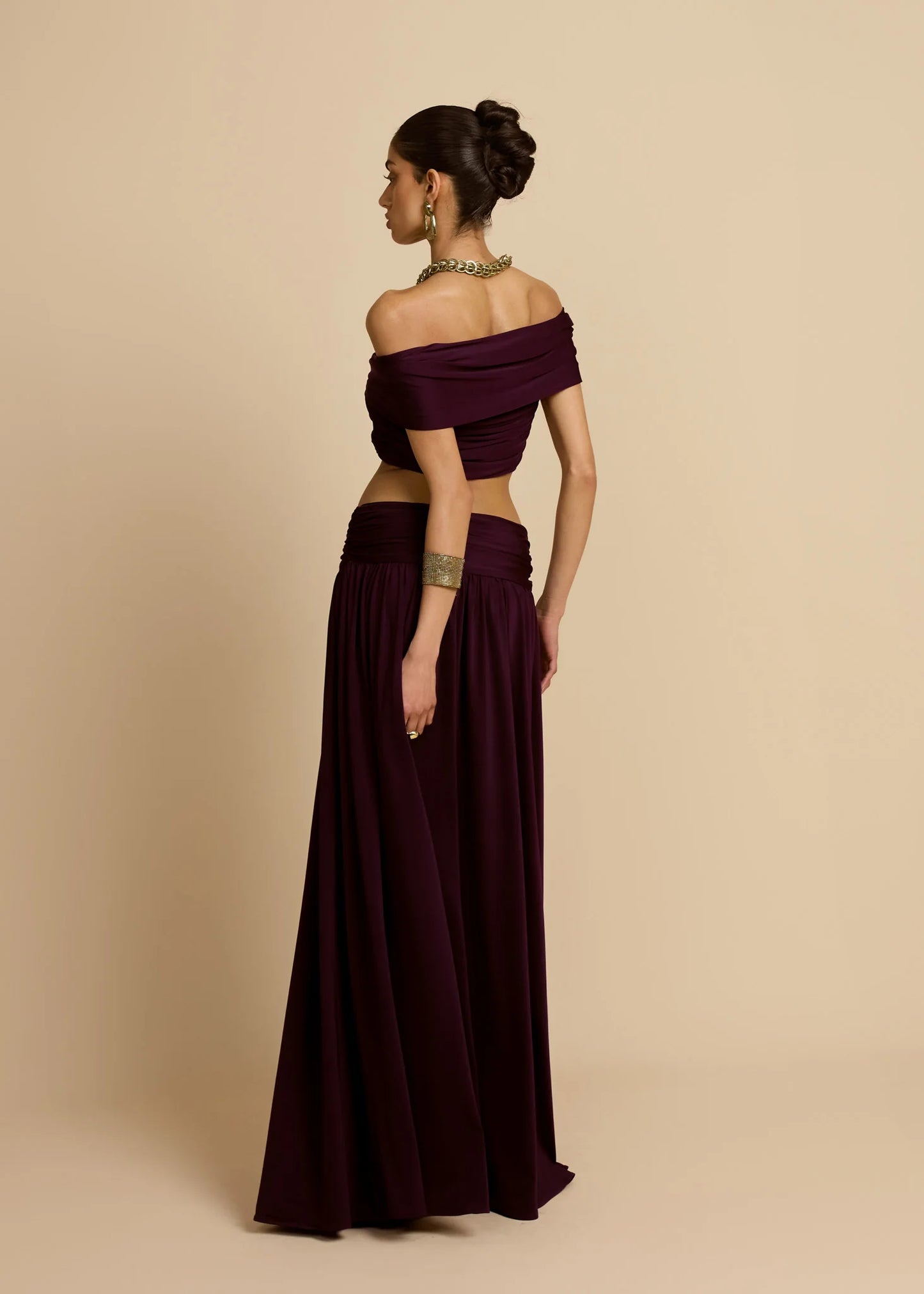 ARCINA ORI ALESSIA SET IN PLUM SIZE 8