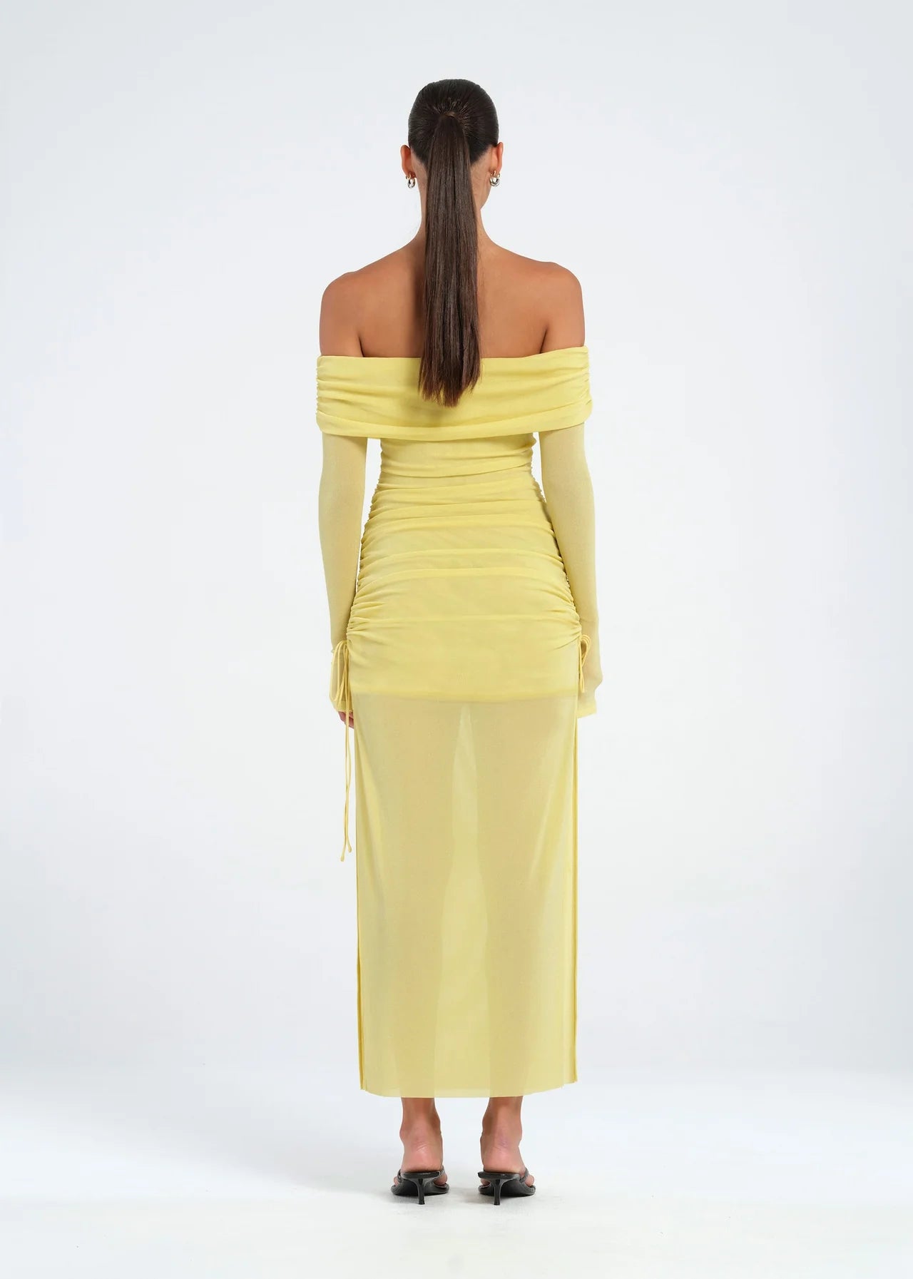 BENNI BLAIRE MIDI LEMON SIZE 8