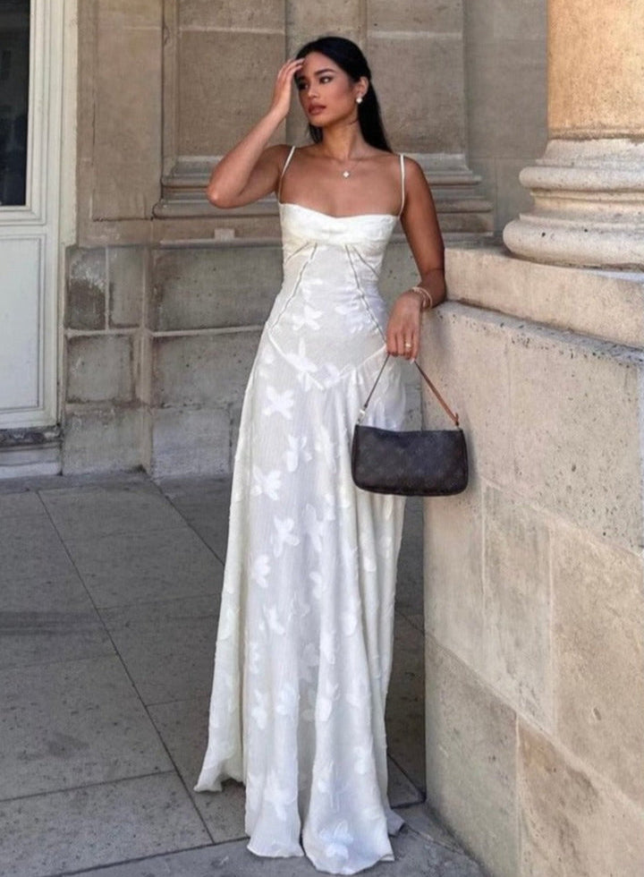 HOUSE OF CB SEREN DRESS IN VINTAGE CREAM SIZE 6, 8, 10