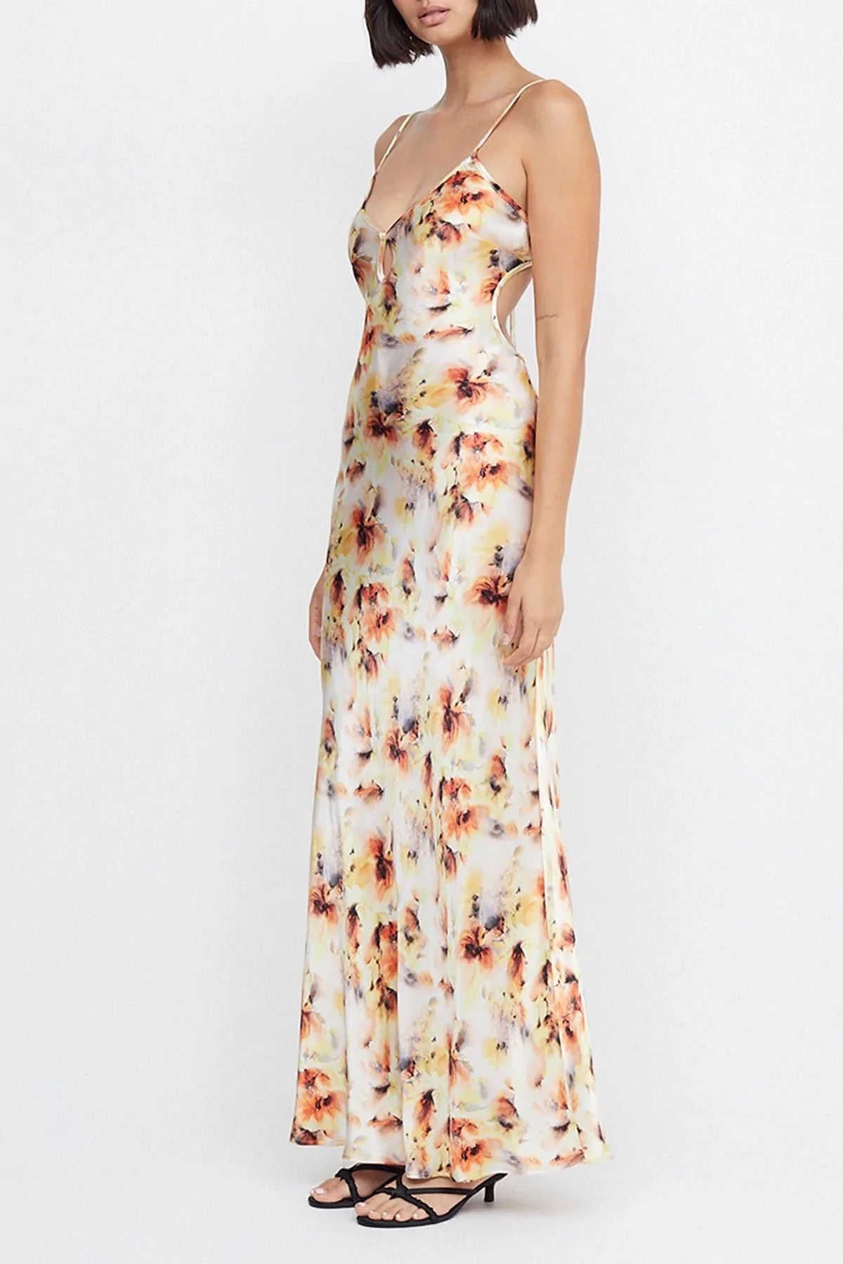 BEC & BRIDGE CEDAR CITY MAXI DRESS SUNSET YELLOW SIZE AU 10