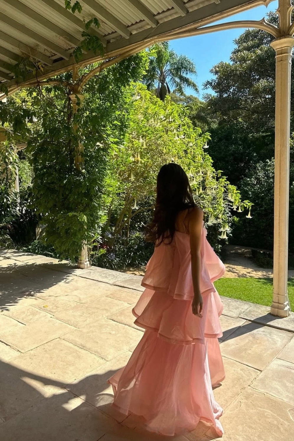 ELLIATT SWALLOWTAIL DAY TO NIGHT MAXI DRESS IN PINK SIZE 8, 10