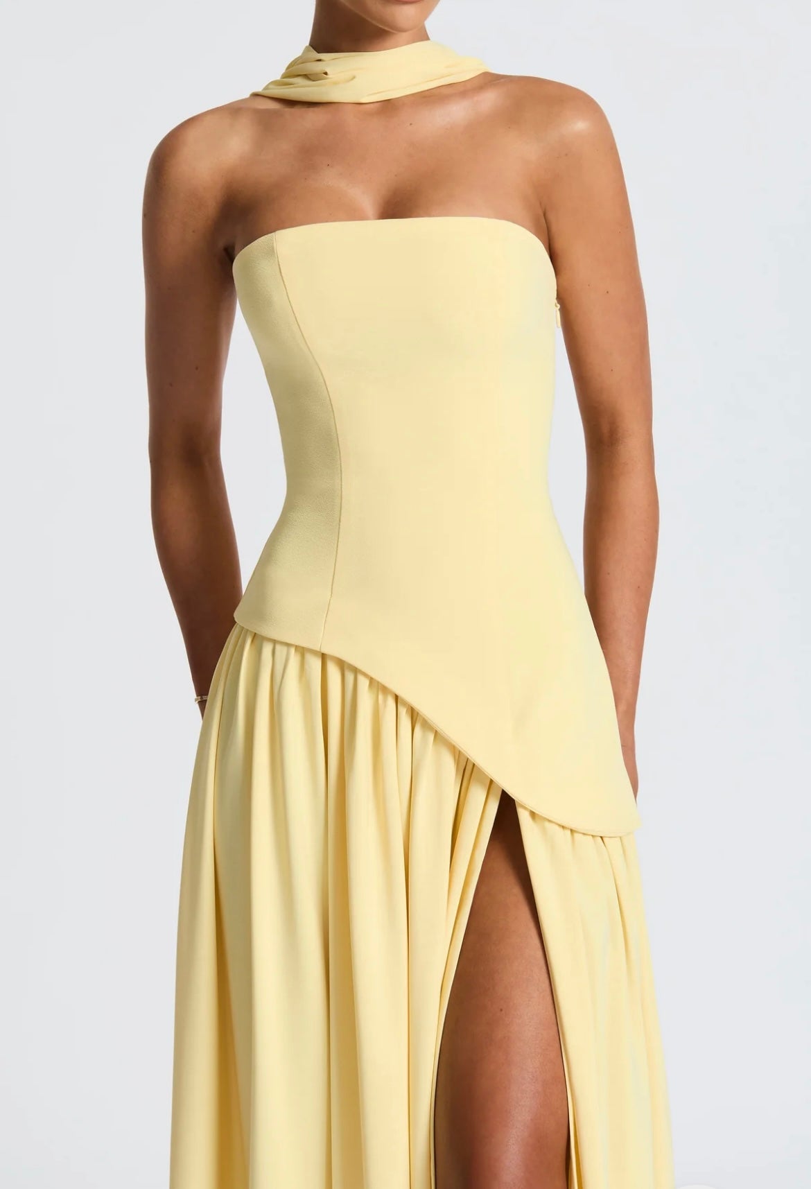 BABYBOO MALIYAH MAXI DRESS LEMON SIZE 8