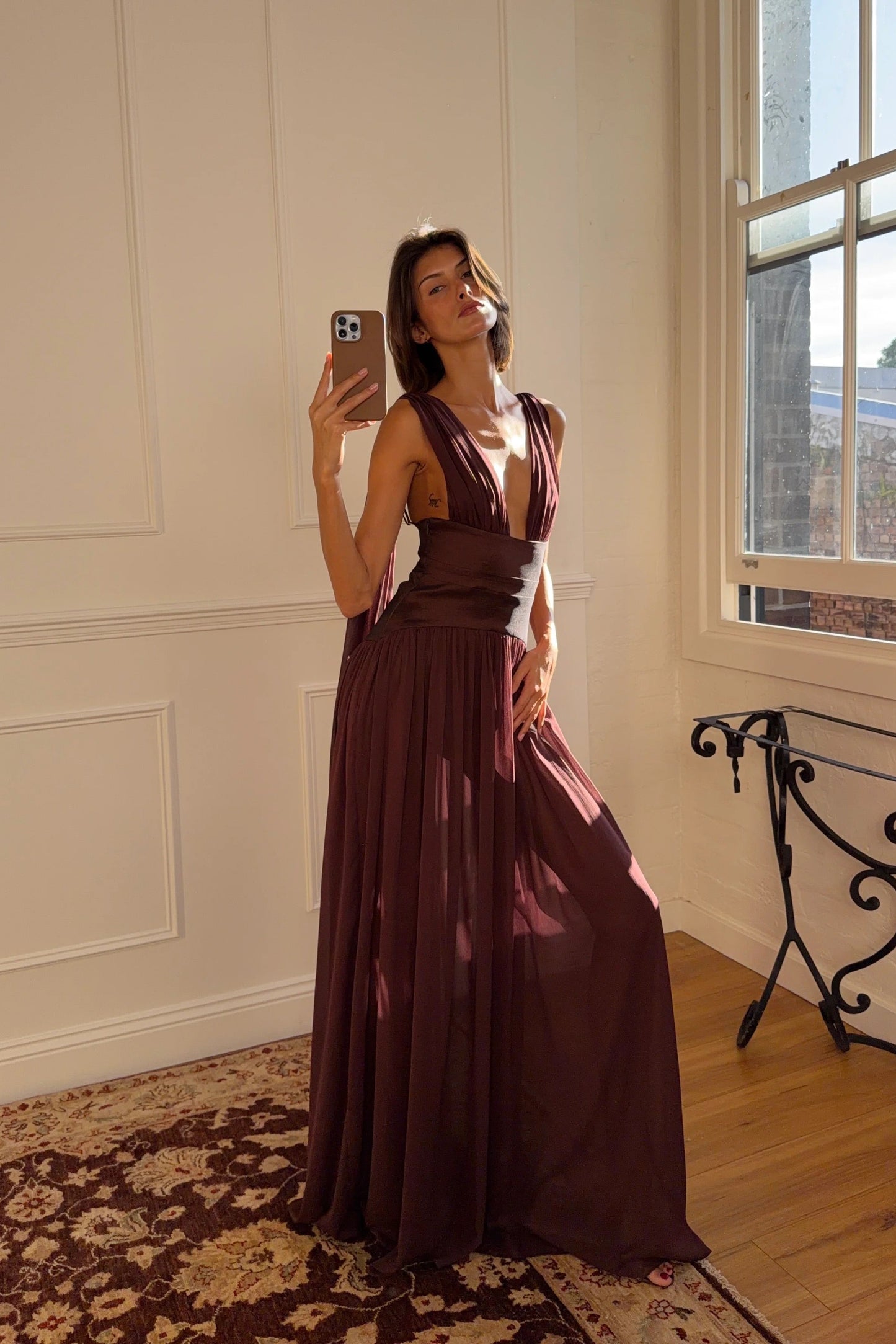 ARCINA ORI RAMONA DRESS CACAO SIZE 6, 8, 10