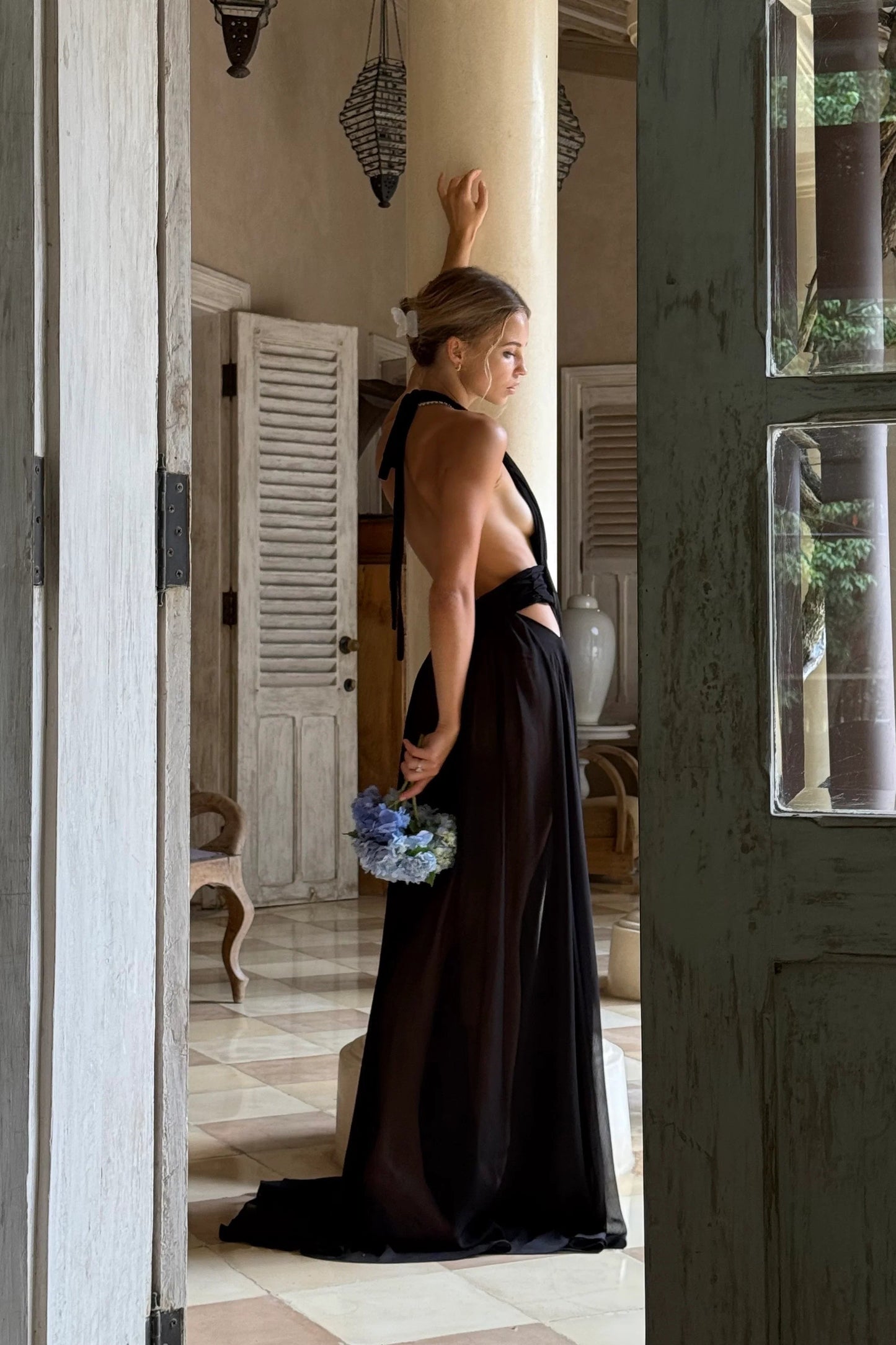 ARCINA ORI FLORENCE DRESS BLACK SIZE 8