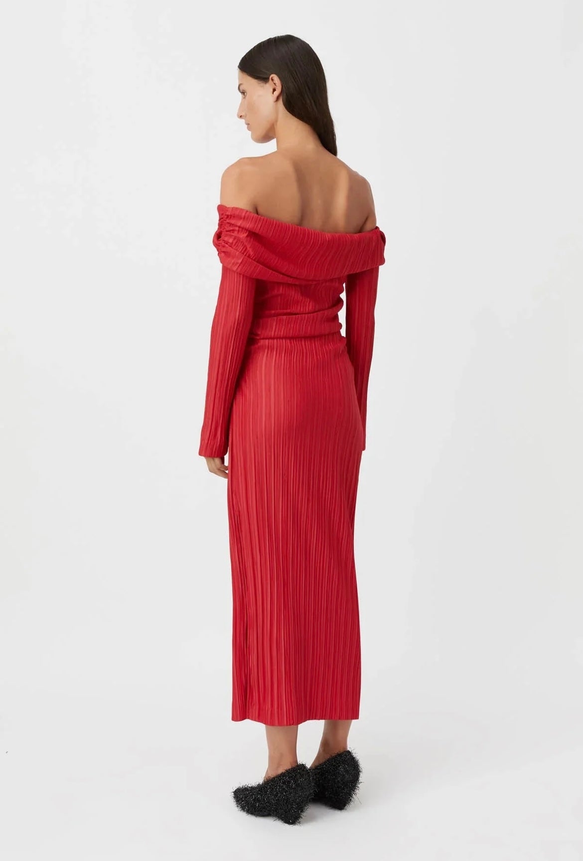 CAMILLA AND MARC SHAW DRESS IN RED SIZE 10