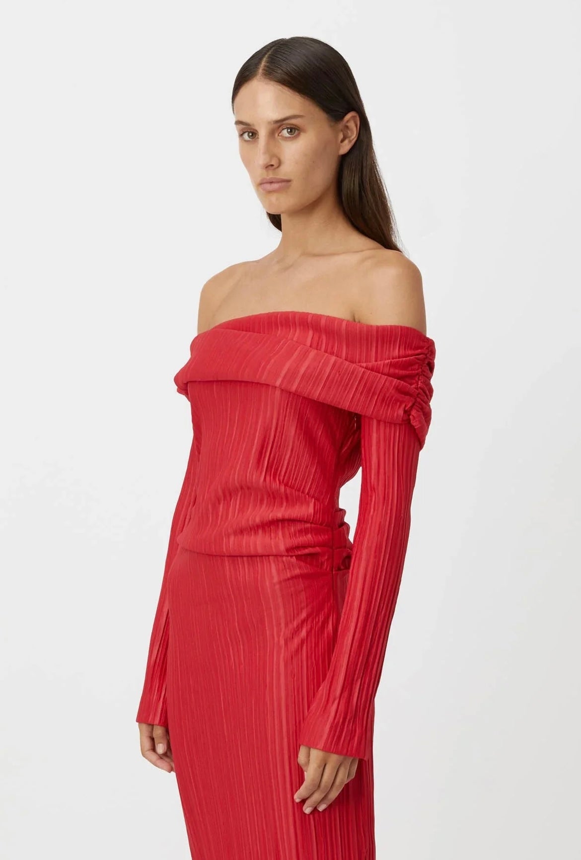 CAMILLA AND MARC SHAW DRESS IN RED SIZE 10
