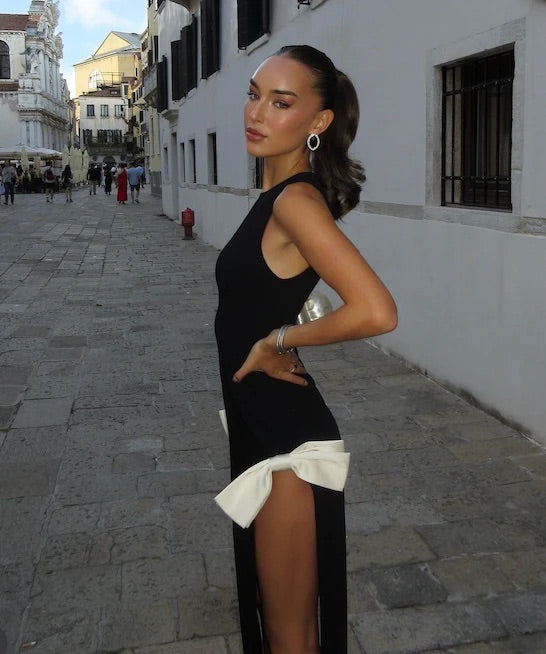 (FOR SALE) ATOIR JANA DRESS IN BLACK AND WHITE SIZE 8, 10