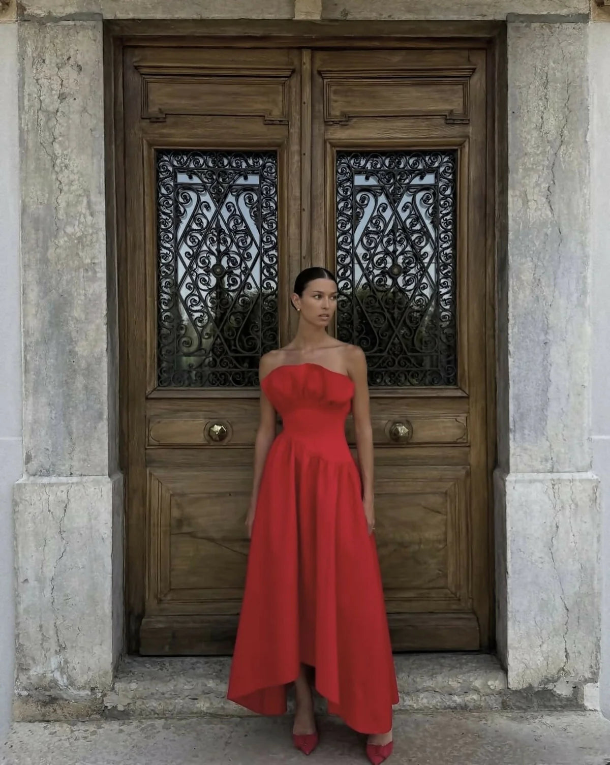 ELLIATT LAUREL SLEEVELESS MAXI DRESS IN RED SIZE 8, 10