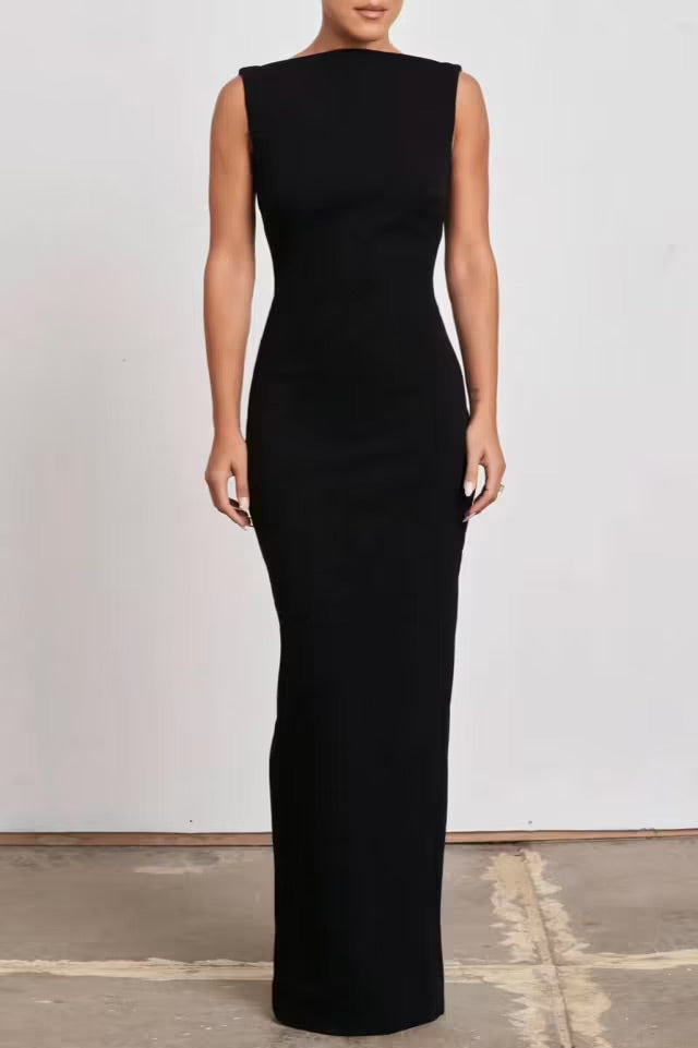 EFFIE KATS VERONA BLACK GOWN DRESS SIZE 6, 8, 10, 12