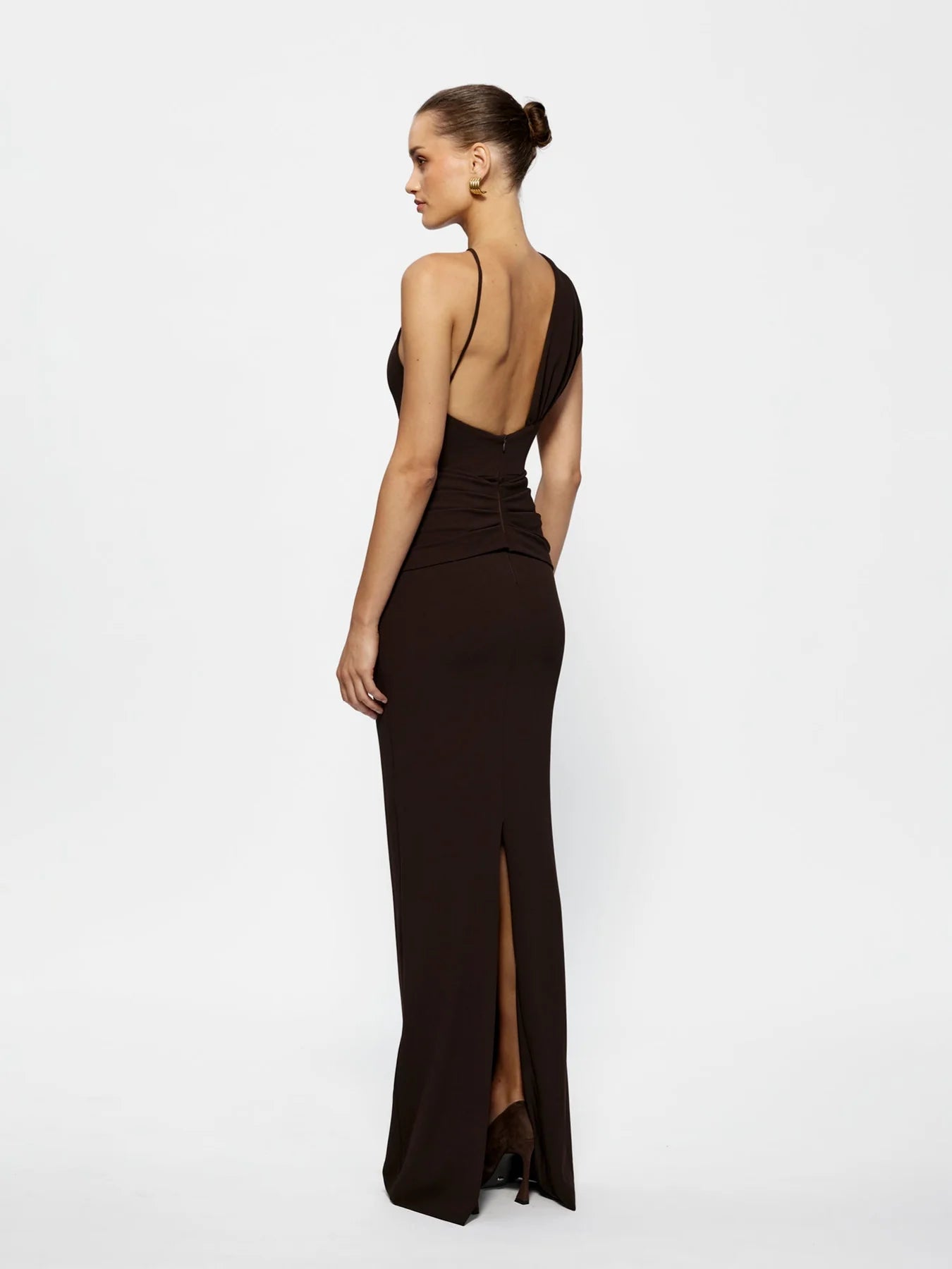 EFFIE KATS GREER GOWN COFFEE SIZE 6, 8, 10