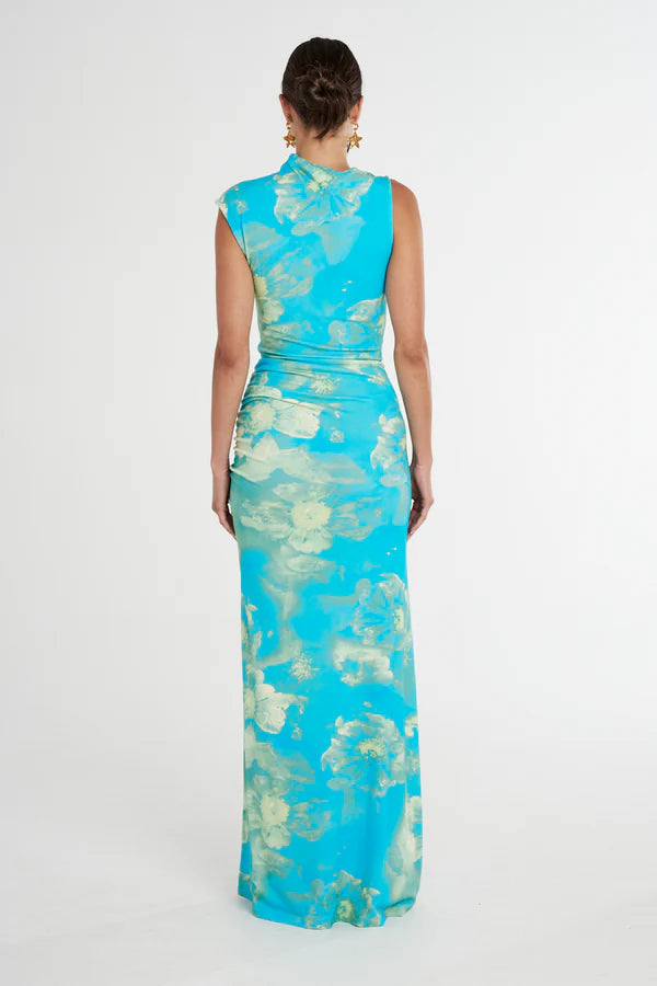 SUMMI SUMMI VALENTINA DRESS LEMON LUMEN SIZE 8