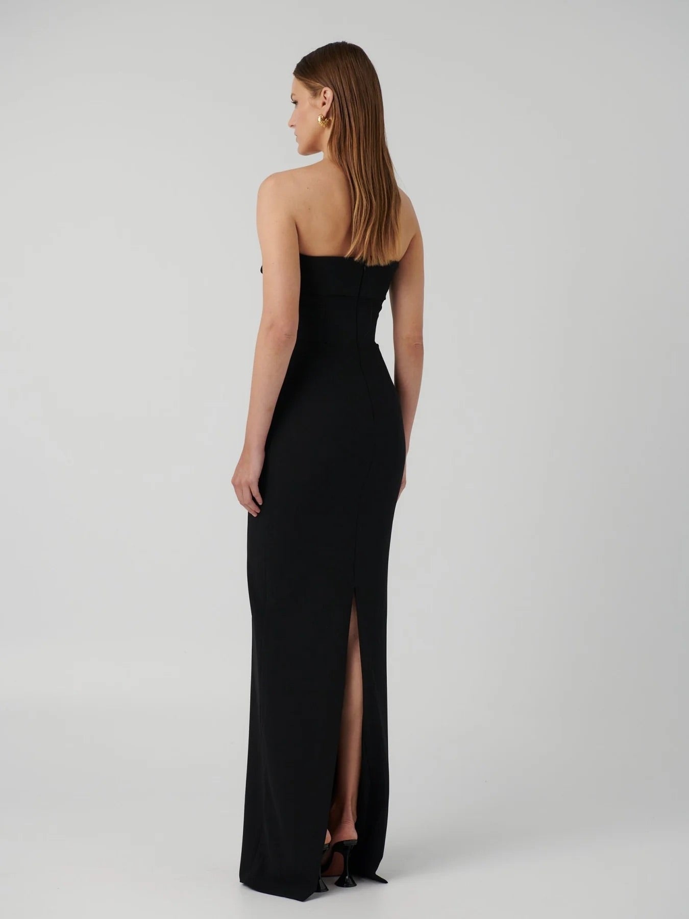 EFFIE KATS MONROE GOWN IN BLACK SIZE 8, 10