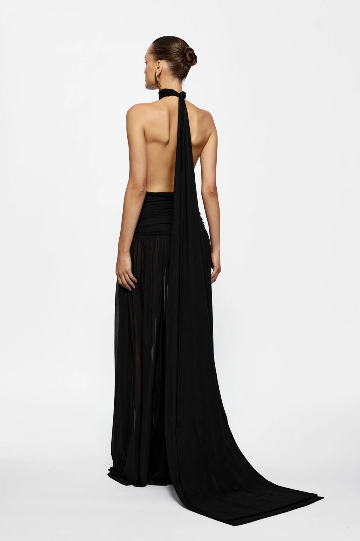 EFFIE KATS VERITY GOWN BLACK SIZE 6, 8