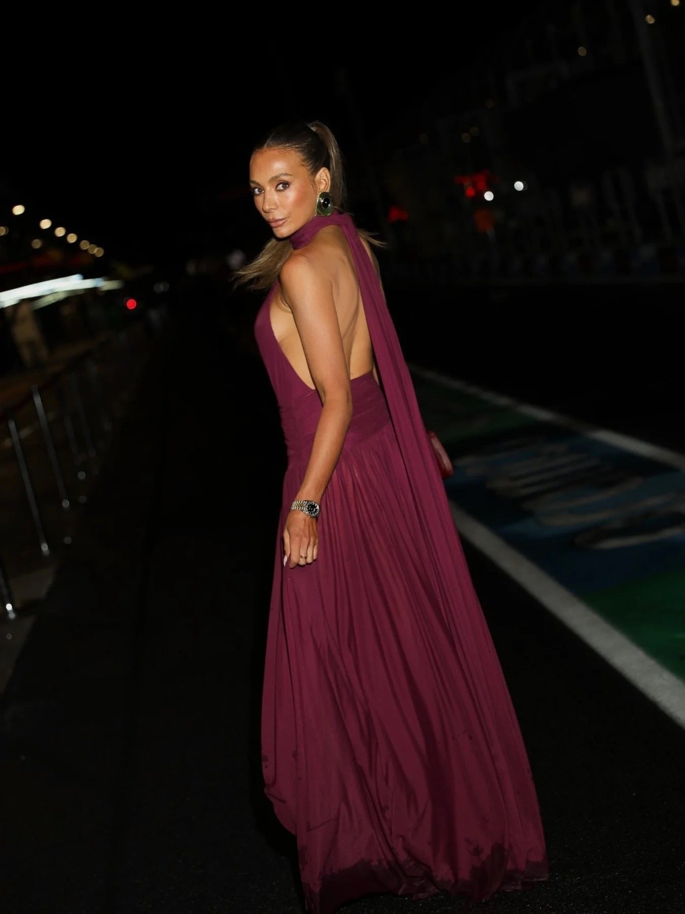 EFFIE KATS VERITY GOWN BURGUNDY SIZE 8, 10