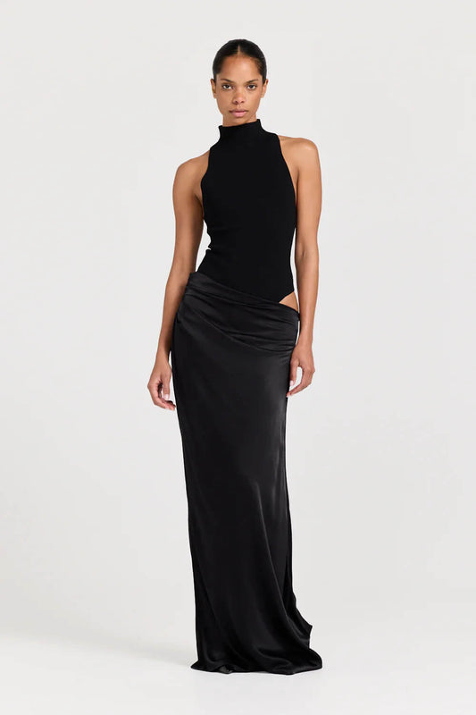 HENNE SORAIA MAXI DRESS BLACK SIZE 8, 10