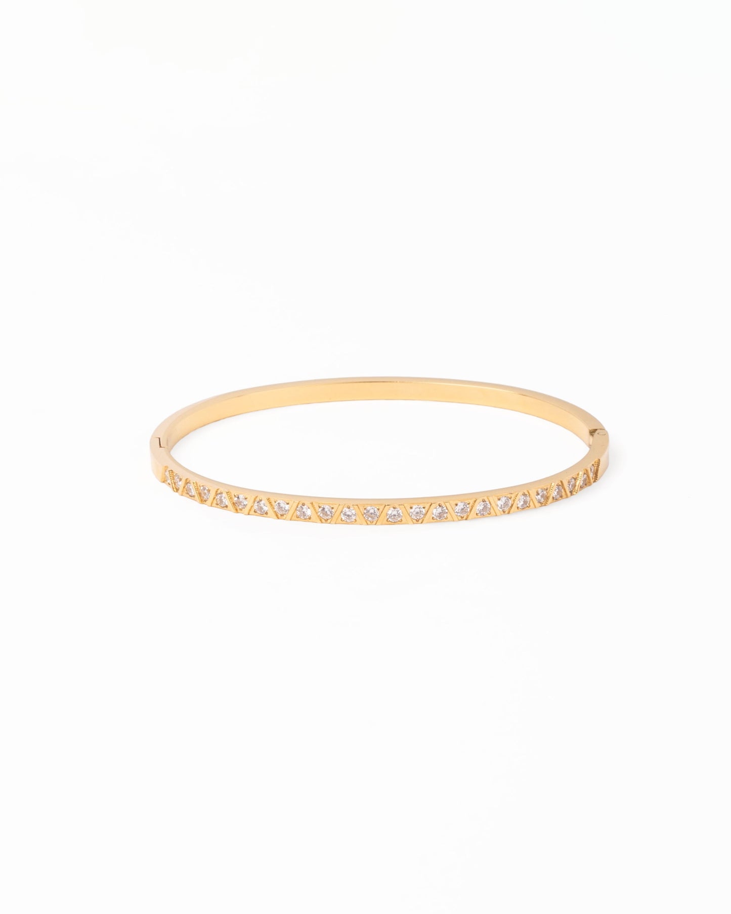 (BUY TO KEEP) FLEUR CRYSTAL BANGLE