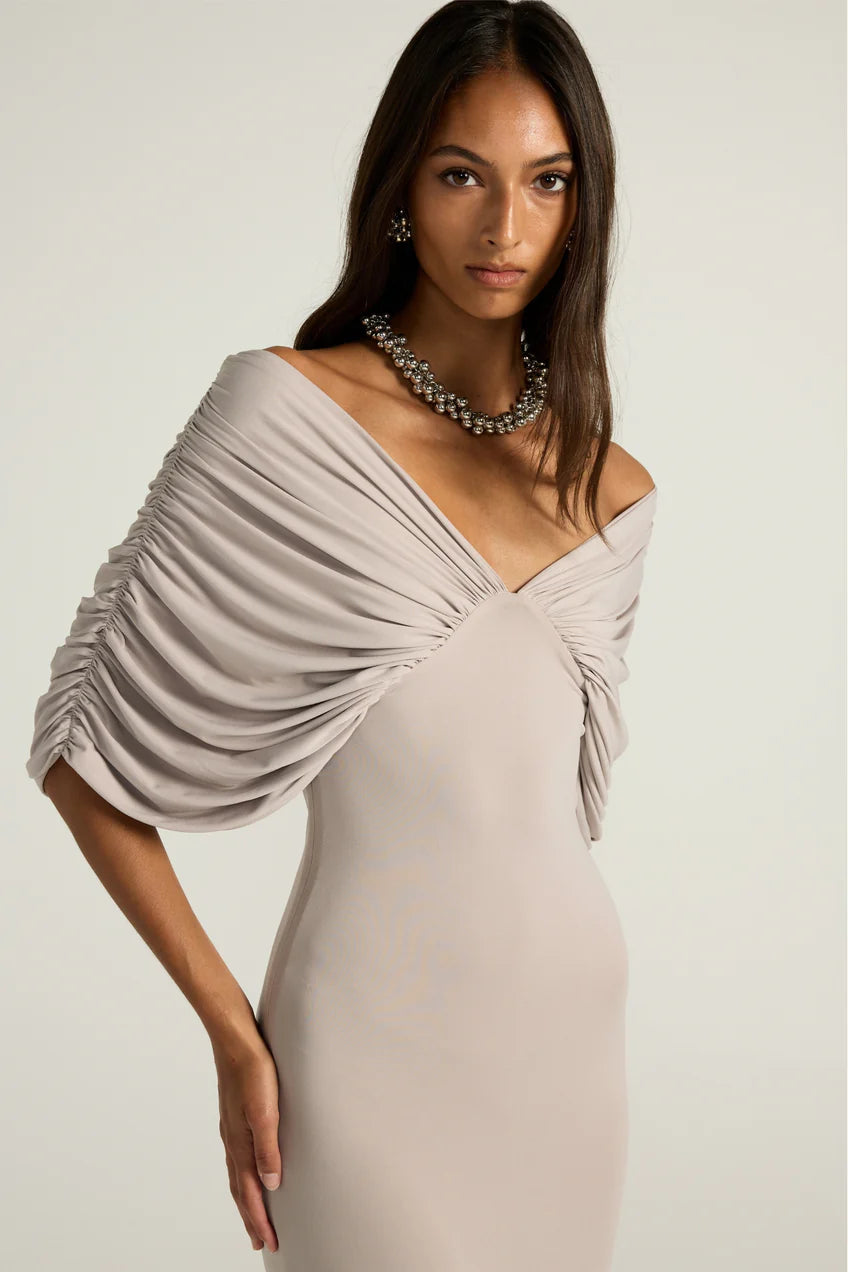 ANCE GRIA NEVE DRESS GREY SIZE 8