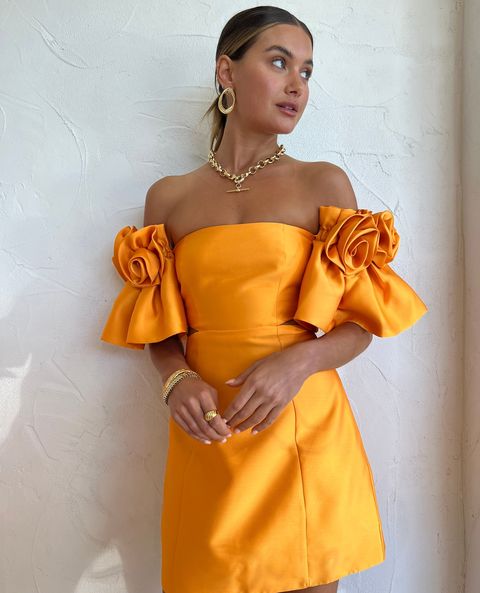 ALEMAIS MASIE ROSETTE DRESS SIZE 6