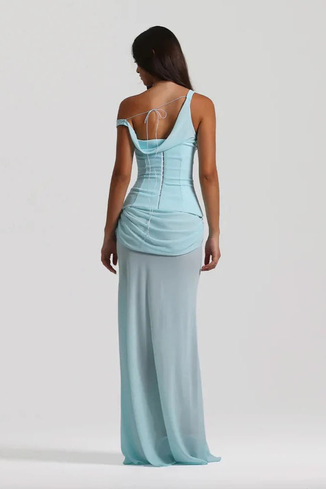 NATALIE ROLT CADENCE GOWN BABY BLUE SIZE 8