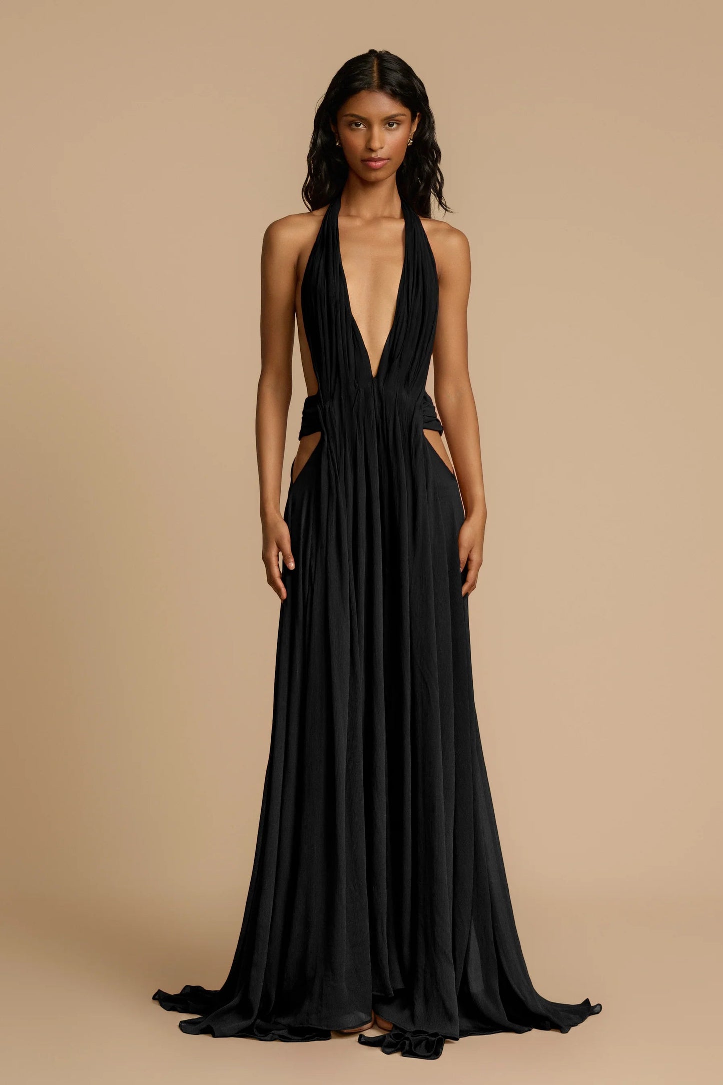 ARCINA ORI FLORENCE DRESS BLACK SIZE 8