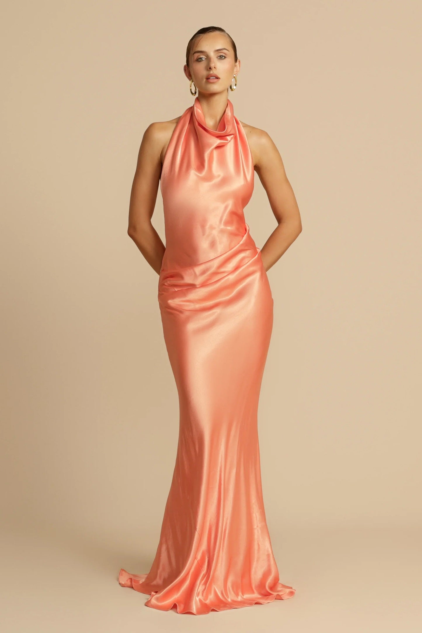 ARCINA ORI GAIA DRESS PAPAYA SIZE 10