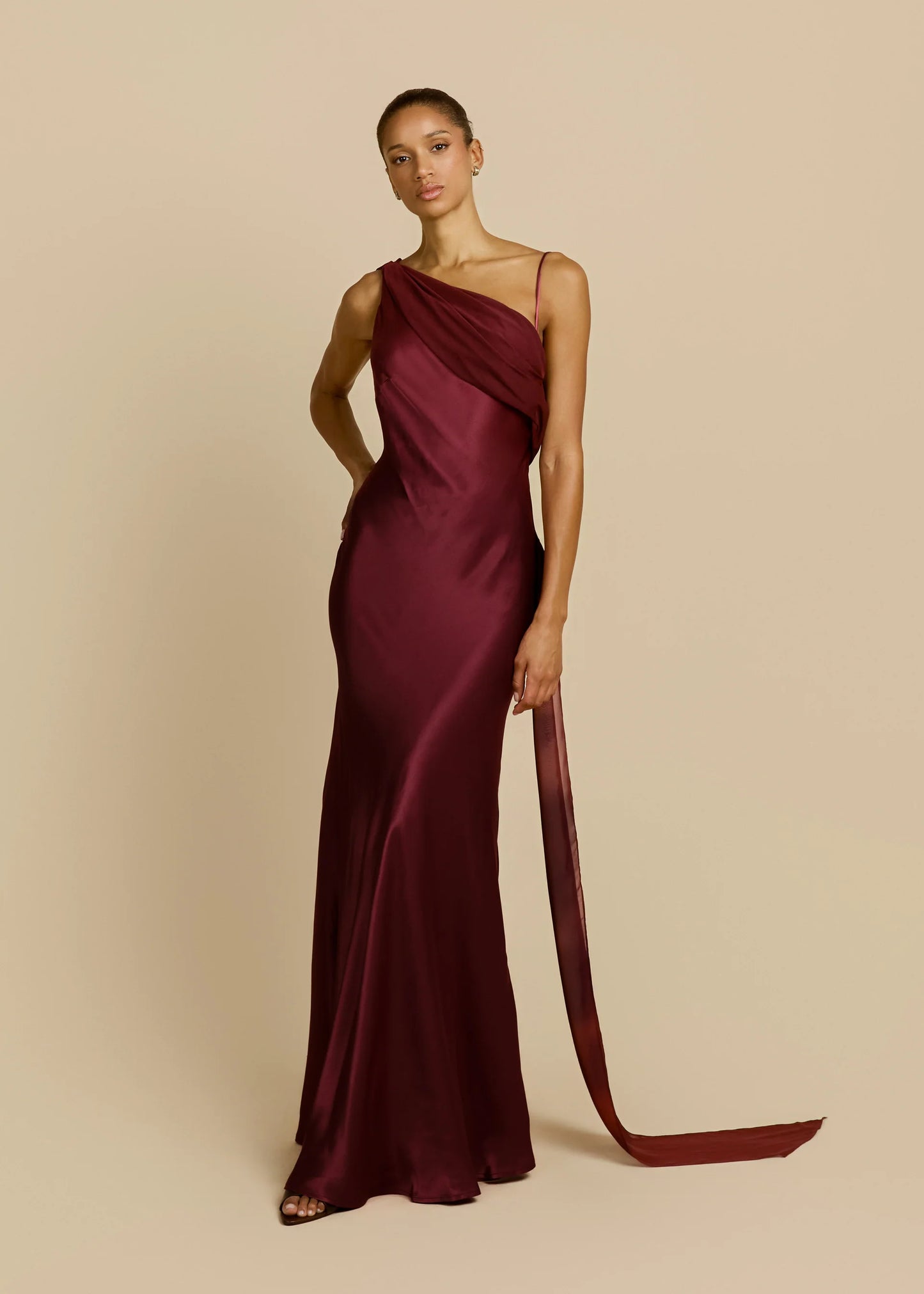 ARCINA ORI HELENA DRESS PLUM SIZE 8, 10