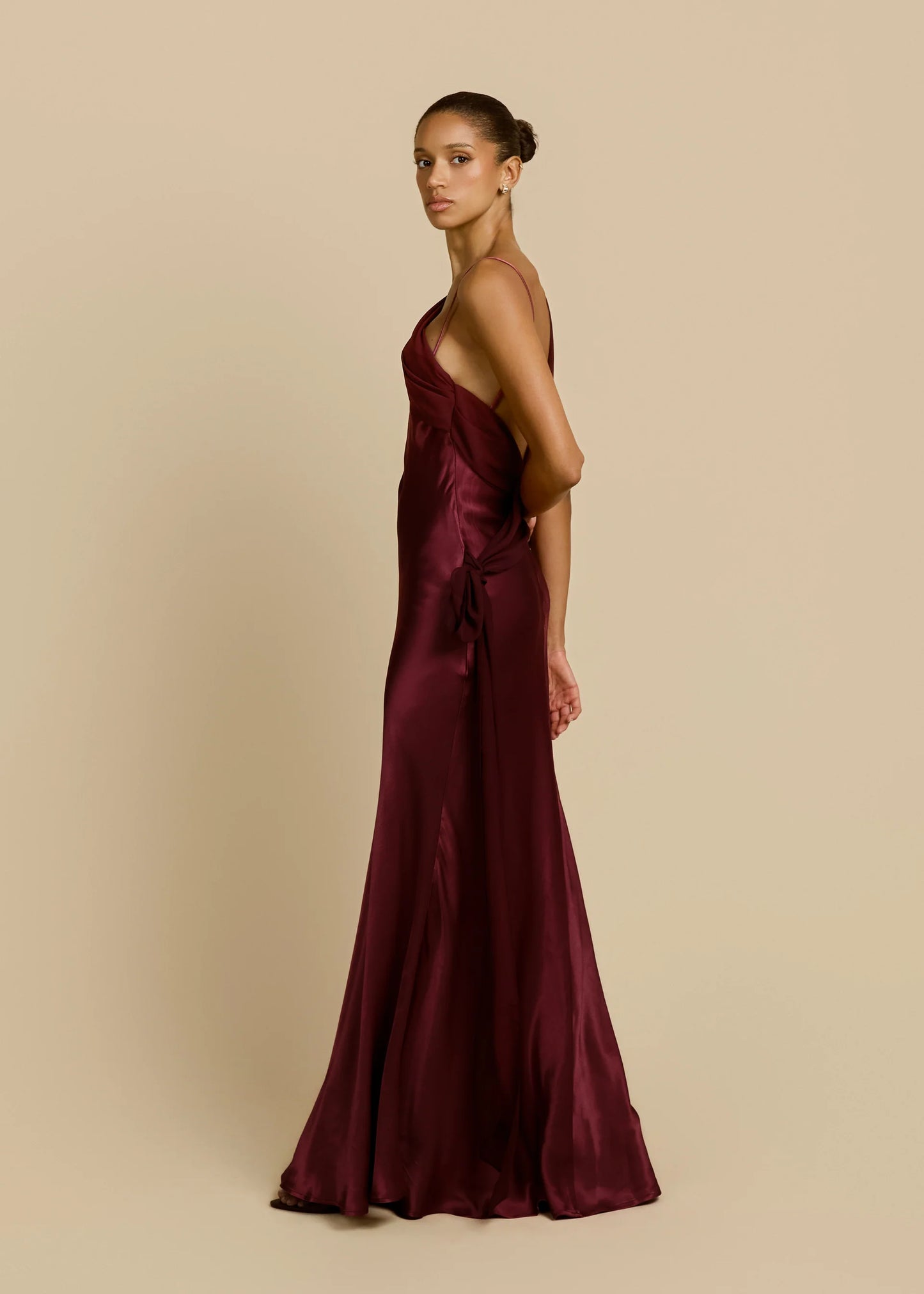 ARCINA ORI HELENA DRESS PLUM SIZE 8, 10