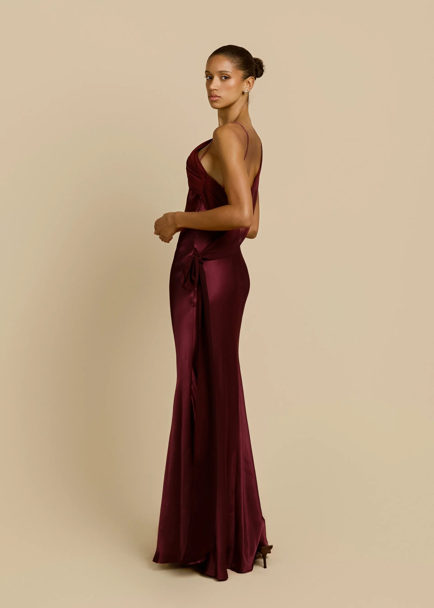 ARCINA ORI HELENA DRESS PLUM SIZE 8, 10