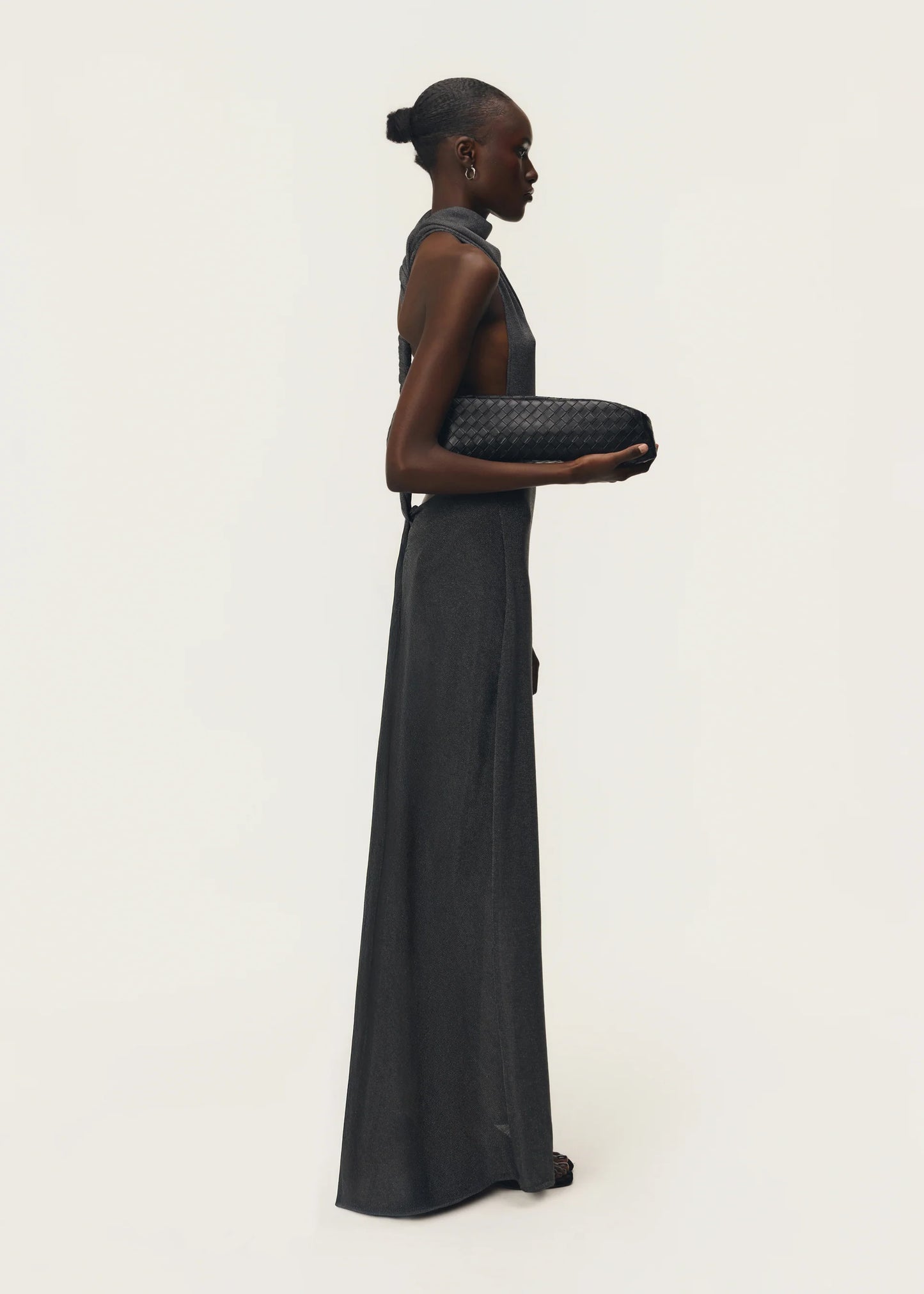 ARCINA ORI ROMY DRESS CHROME METALLIC SIZE 8