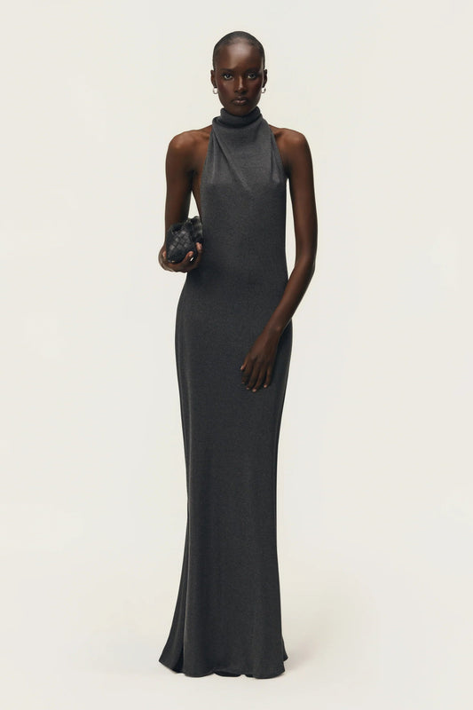 ARCINA ORI ROMY DRESS CHROME METALLIC SIZE 8
