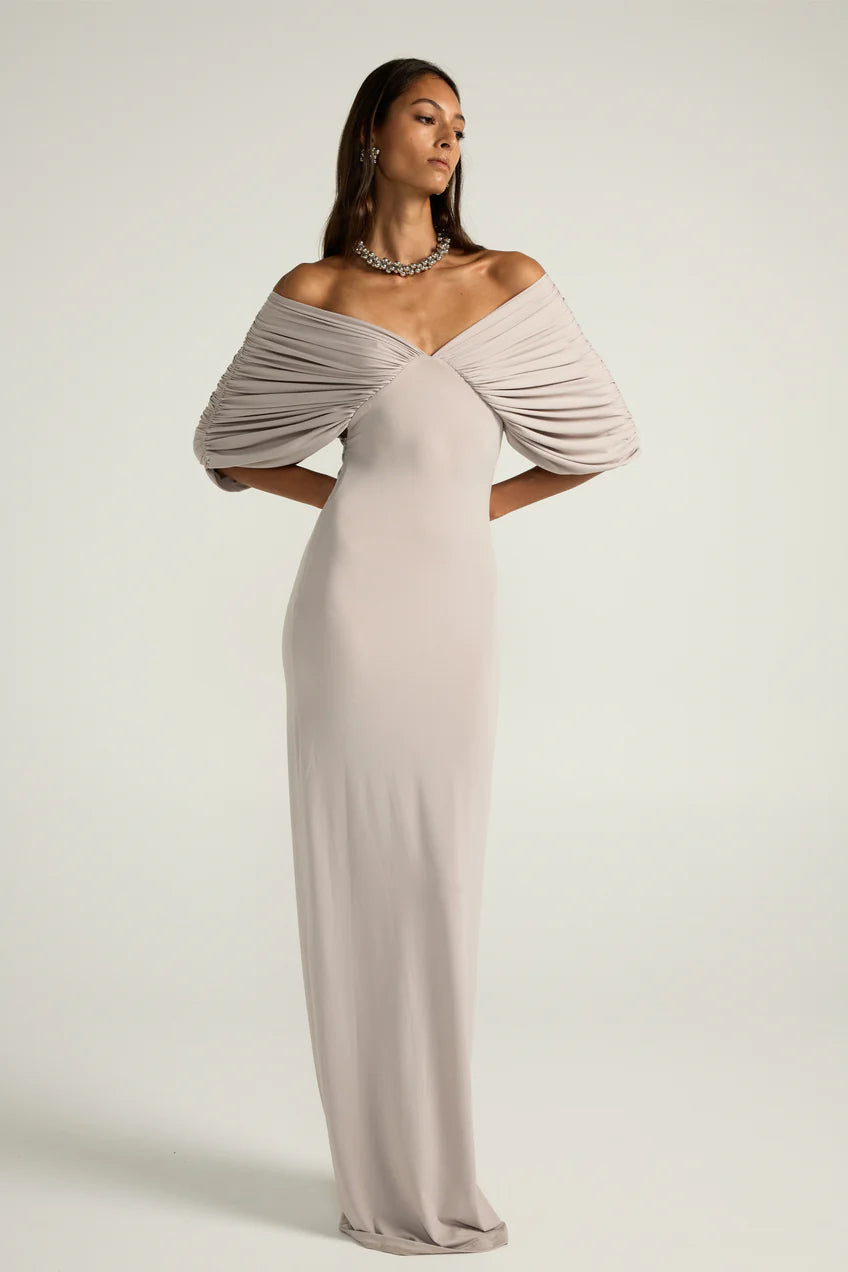 ANCE GRIA NEVE DRESS GREY SIZE 8