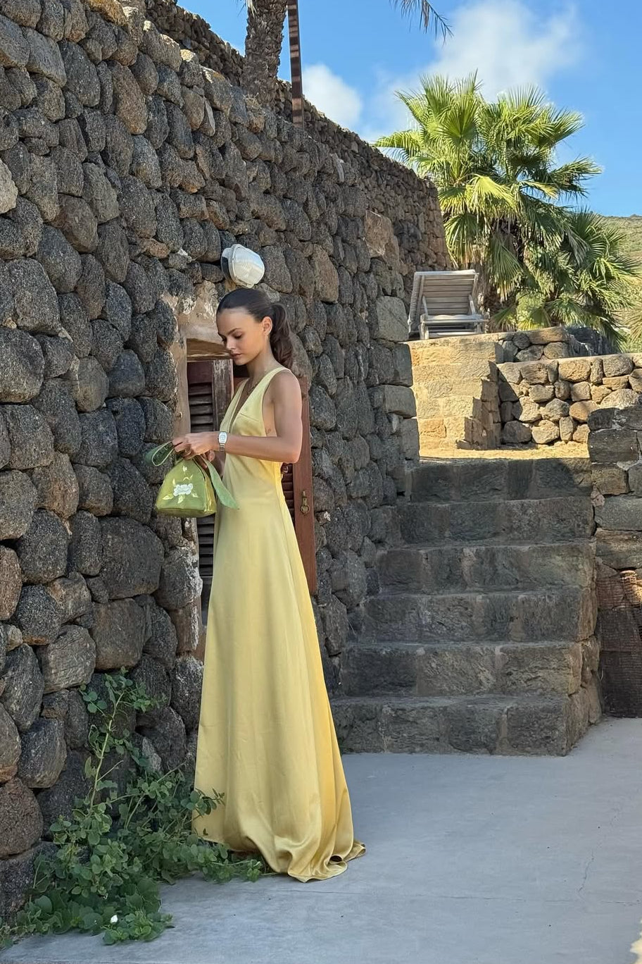 ARCINA ORI SOLEIL DRESS YELLOW SIZE 10