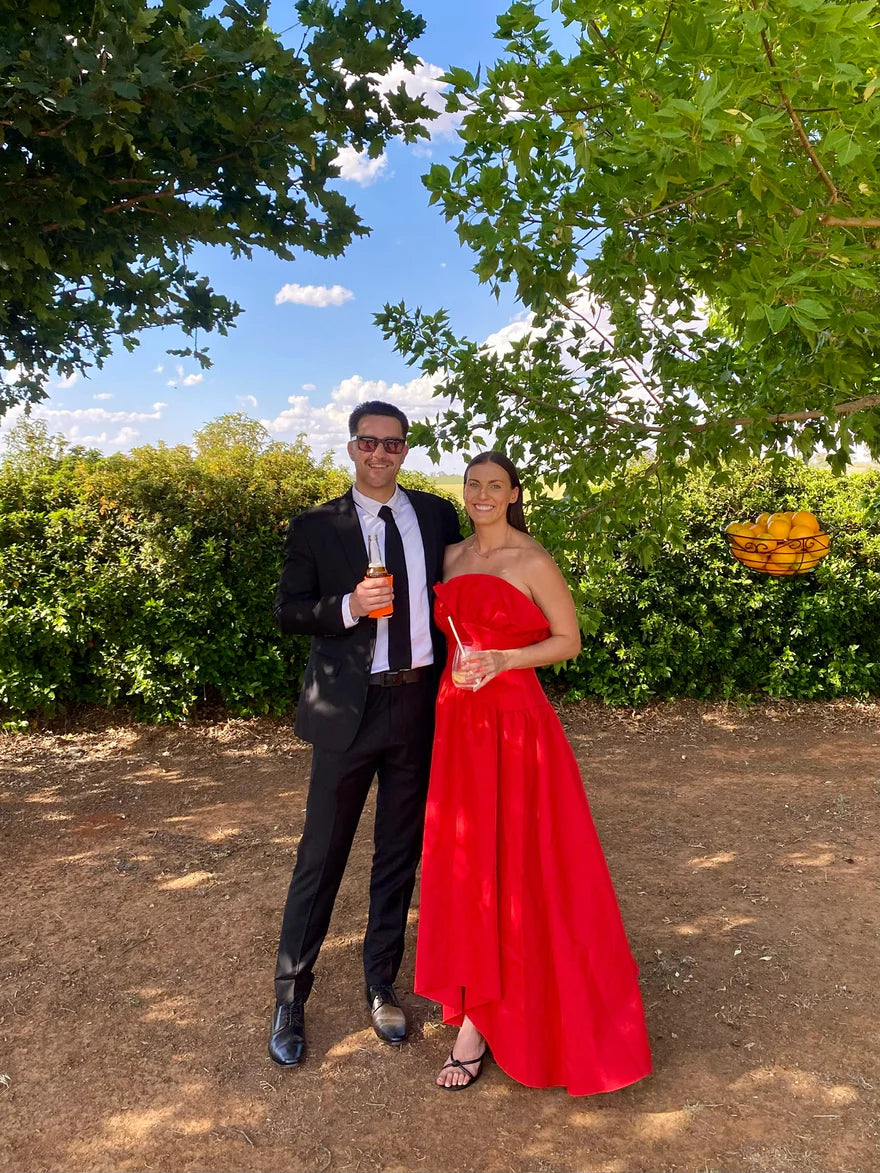 ELLIATT LAUREL SLEEVELESS MAXI DRESS IN RED SIZE 8, 10