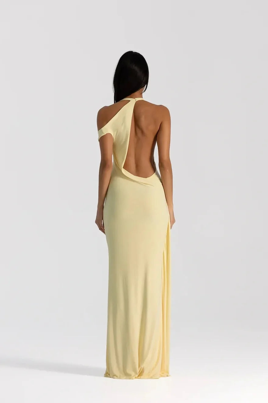 NATALIE ROLT MARIELA GOWN LEMON SIZE 6, 10