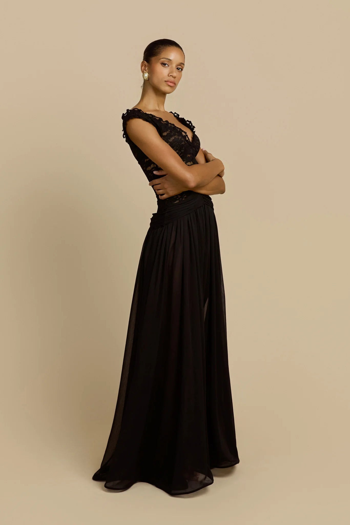 ARCINA ORI ARABELLA DRESS BLACK SIZE 8, 10 Curated Collection ARCINA ORI ARABELLA DRESS BLACK SIZE 8, 10 Curated Collection