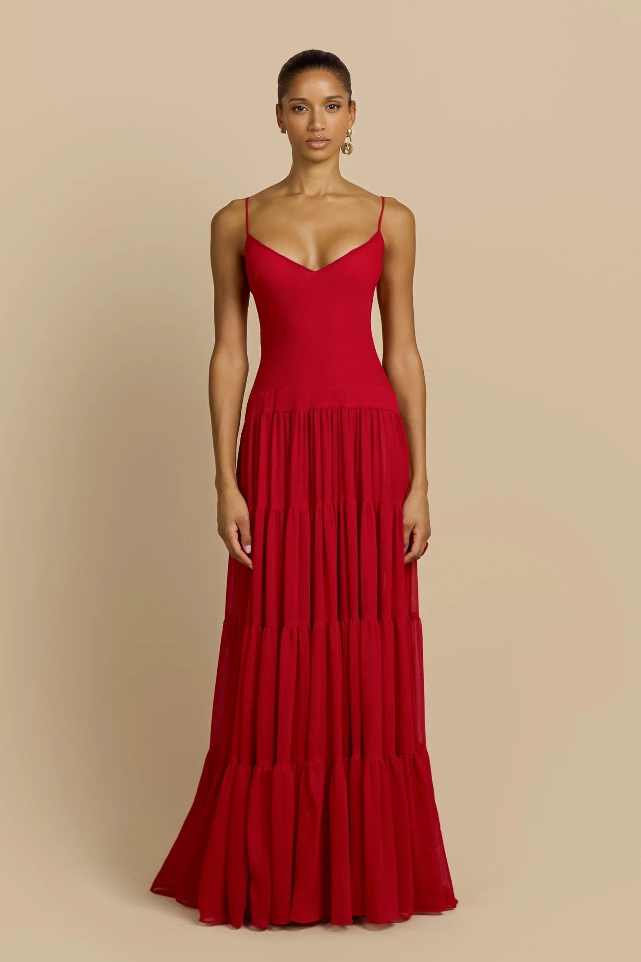 ARCINA ORI DELPHINA DRESS RED SIZE 8