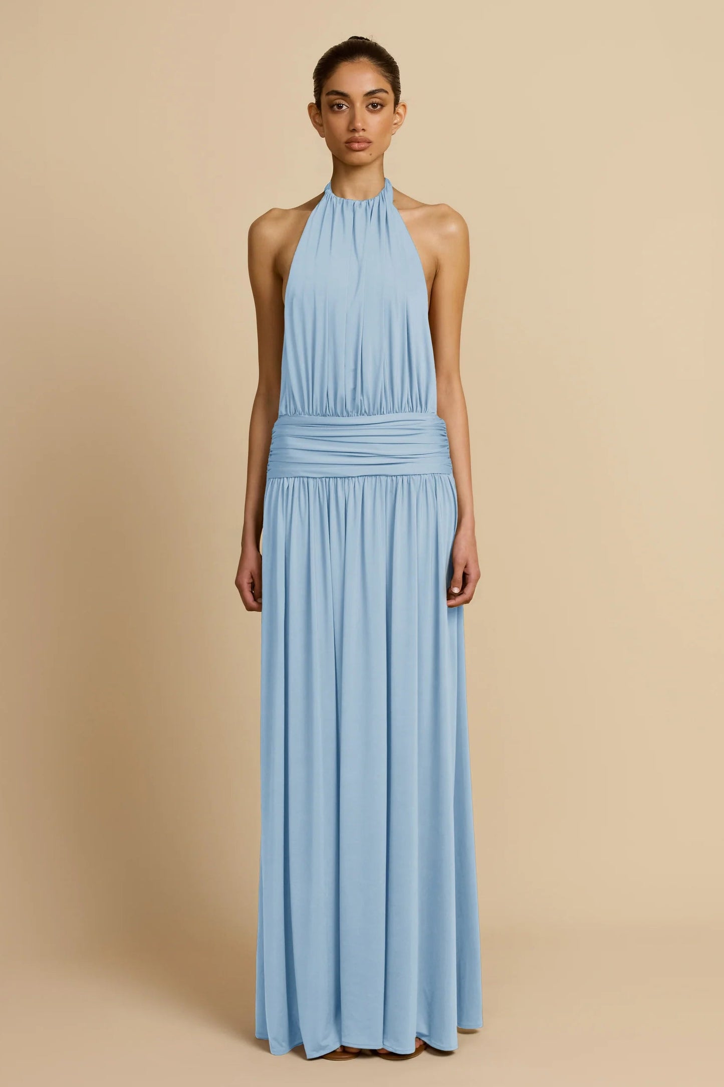 ARCINA ORI SANTINA DRESS SKY BLUE SIZE 8