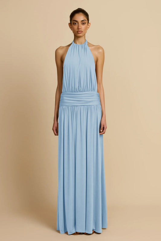 ARCINA ORI SANTINA DRESS SKY BLUE SIZE 8
