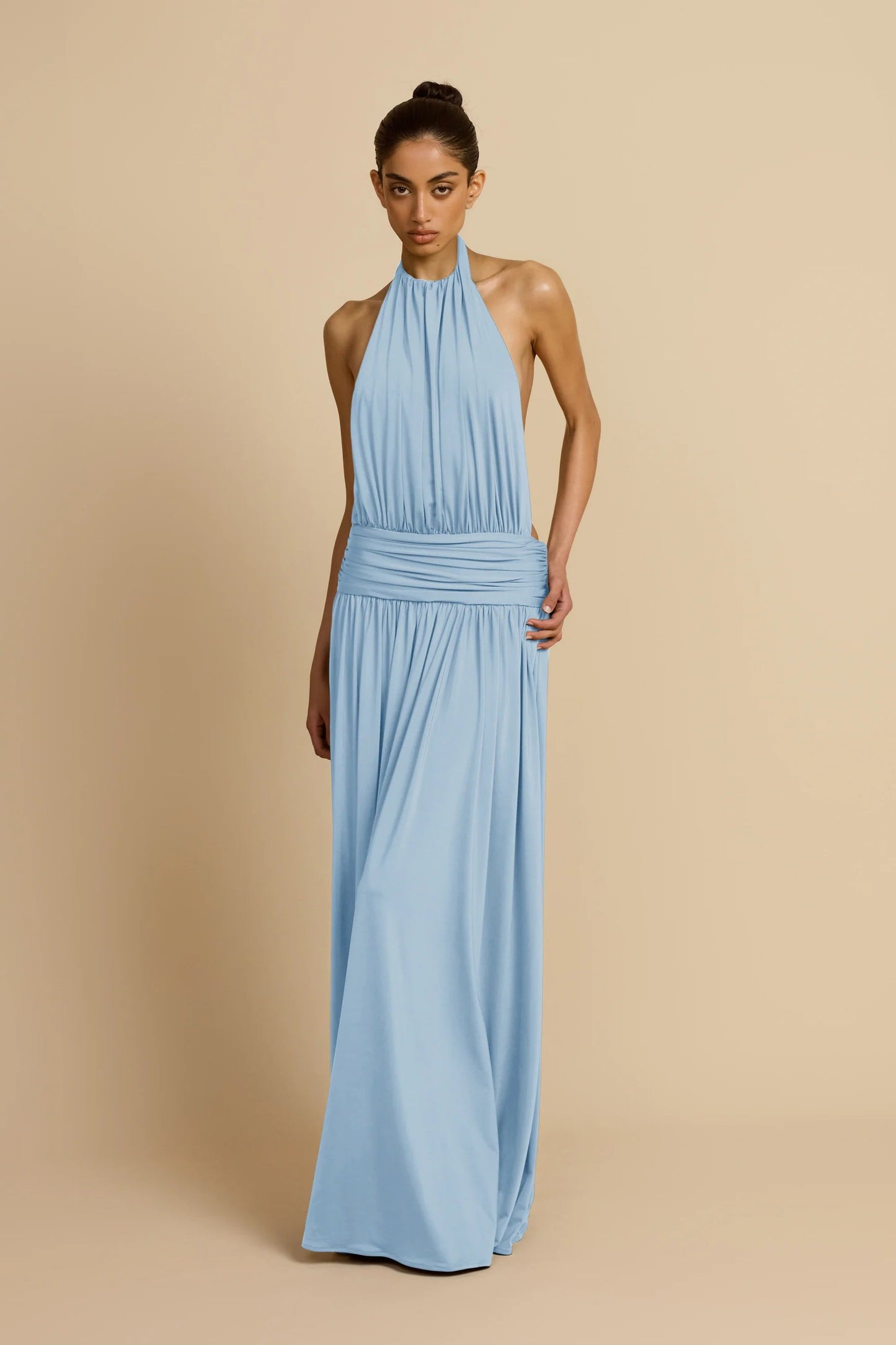 ARCINA ORI SANTINA DRESS SKY BLUE SIZE 8