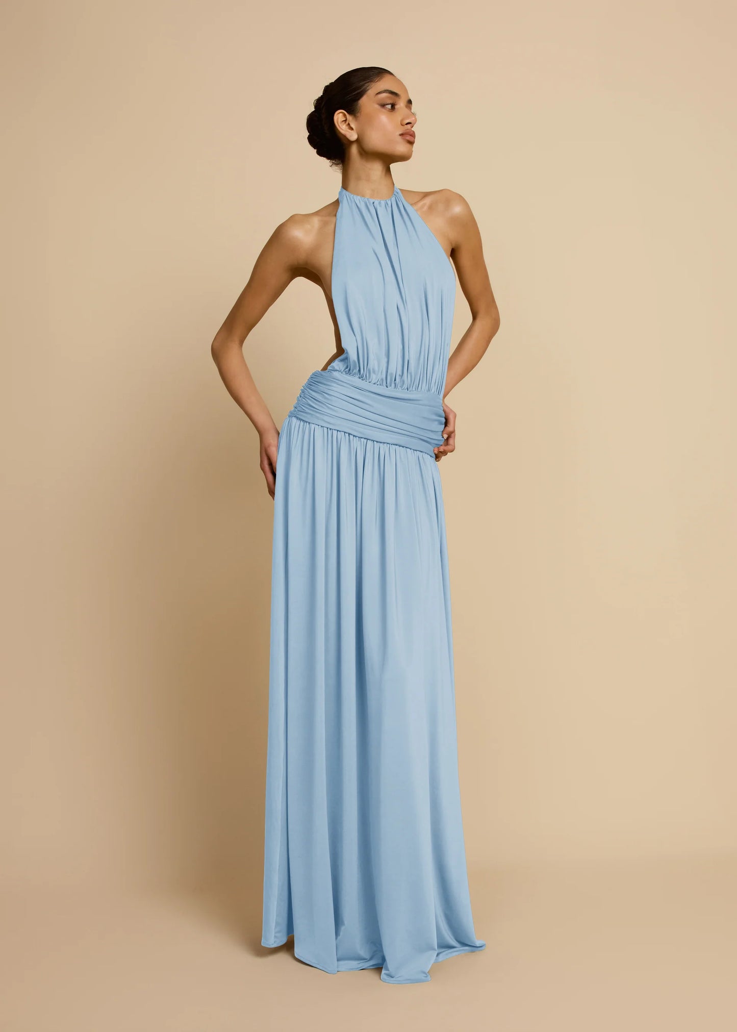 ARCINA ORI SANTINA DRESS SKY BLUE SIZE 8