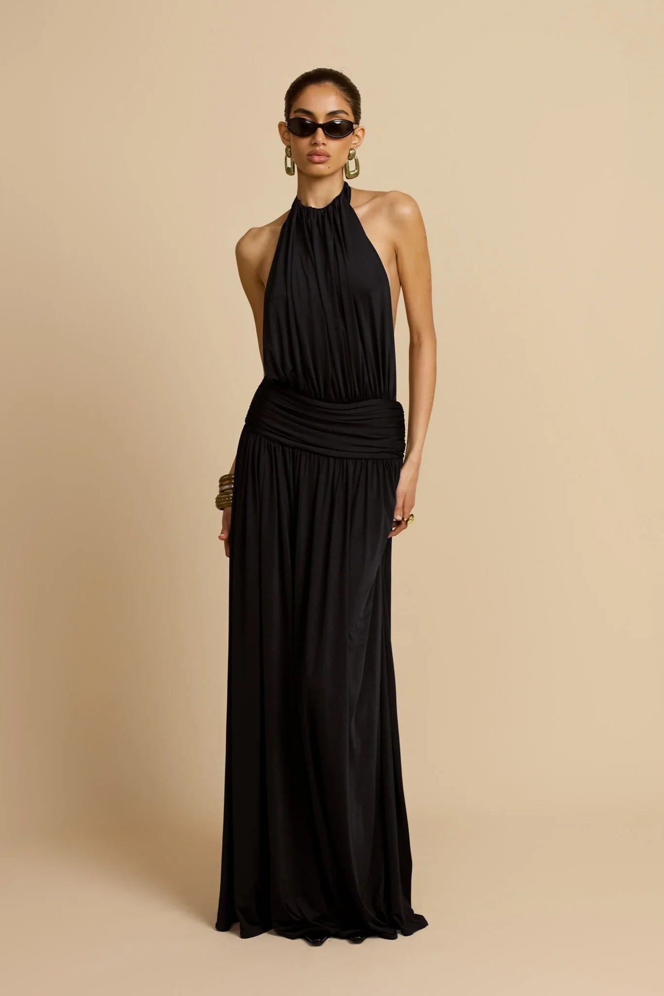 ARCINA ORI SANTINA DRESS BLACK SIZE 8, 10