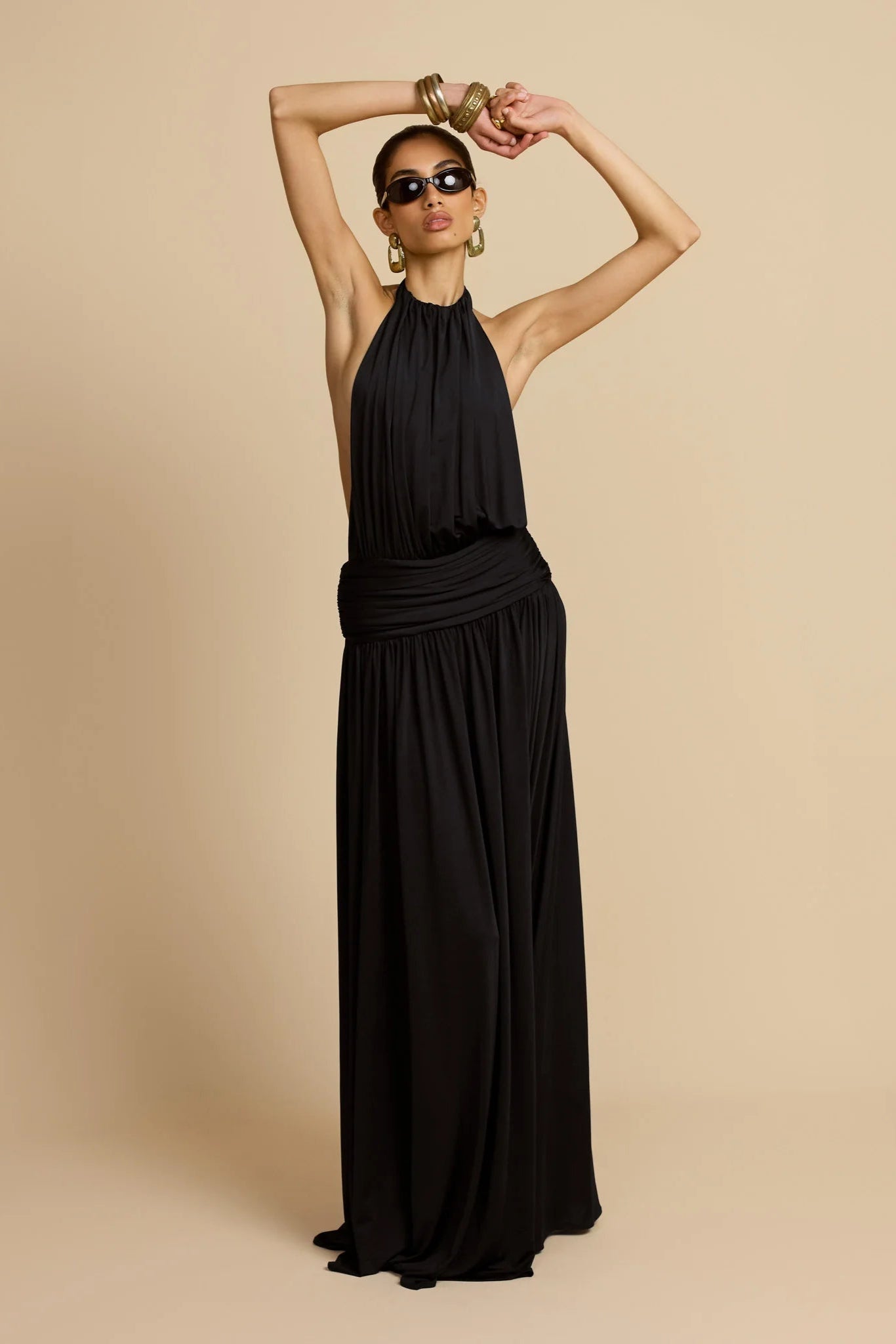 ARCINA ORI SANTINA DRESS BLACK SIZE 8, 10