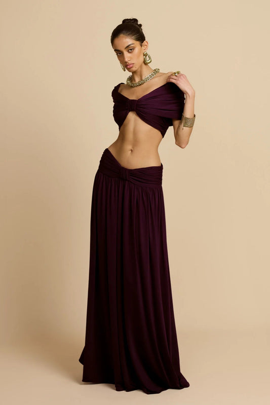 ARCINA ORI ALESSIA SET IN PLUM SIZE 8